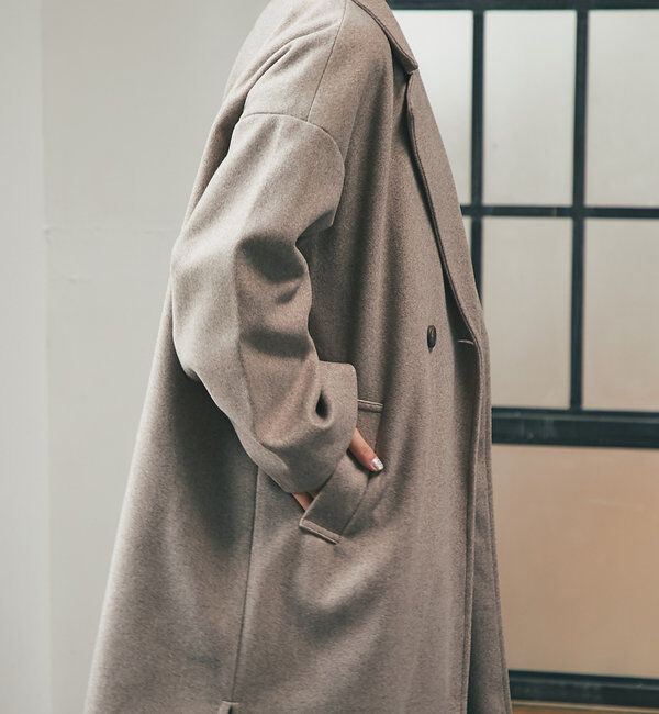  「《スリットが抜け感をプラス》サイドスリットロングテーラードコート」|その他|