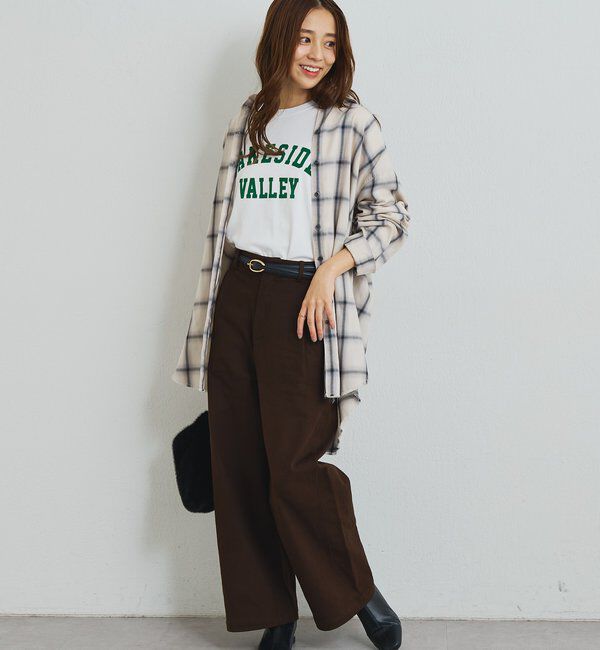  「《こなれ感を演出》先染めオンブレチェックシャツ」|シャツ・ブラウス|