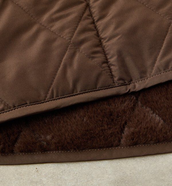  「《2WAY仕様◎》リバーシブルZIPファーキルトブルゾン」|その他|