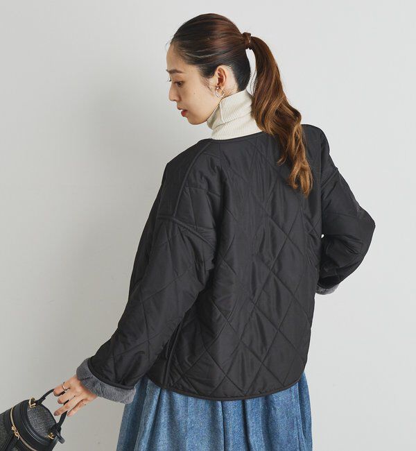  「《2WAY仕様◎》リバーシブルZIPファーキルトブルゾン」|その他|