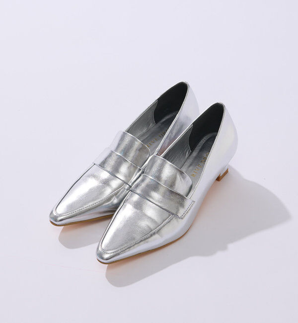  「【すっきりとした足元に】ヒールローファー」|ロングブーツ|