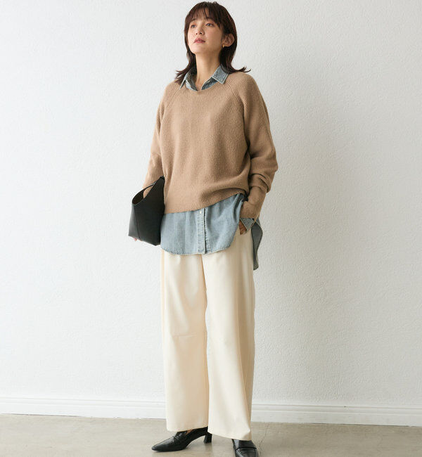  「【すっきりとした足元に】ヒールローファー」|ロングブーツ|