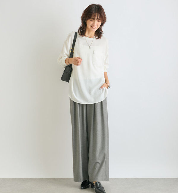  「【すっきりとした足元に】ヒールローファー」|ロングブーツ|