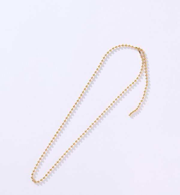  「【R.good(アールドットグッド)】ボールチェーンアジャストネックレス」|リング|