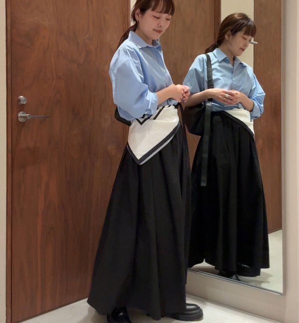  「【MANAKAコラボ】スカーフセットシャツ」|シャツ・ブラウス|