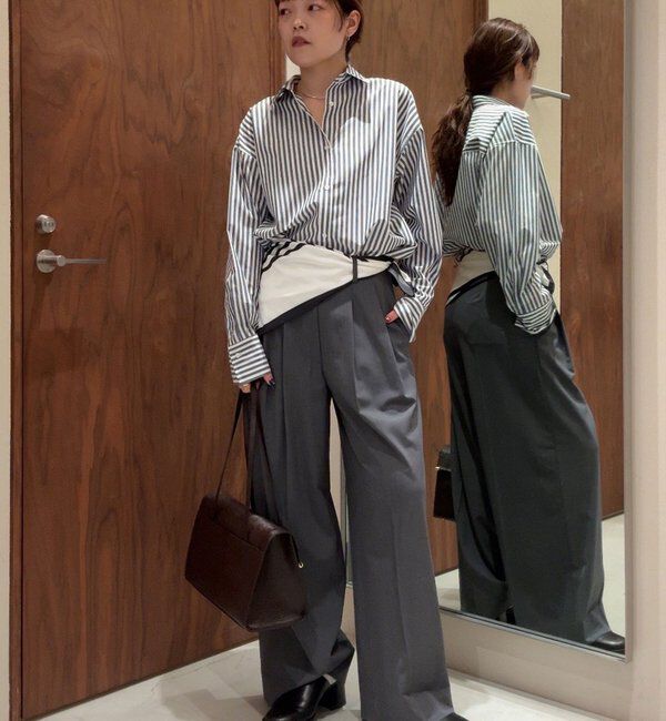  「【MANAKAコラボ】スカーフセットシャツ」|シャツ・ブラウス|