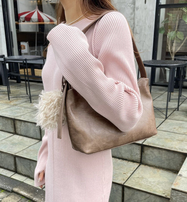  「[mline]カットアウトニットワンピース」|ワンピース|