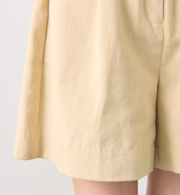  「ベルト付きタックキュロット」|スカート|