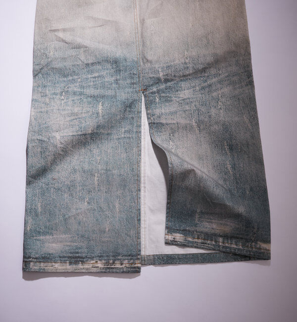  「【Six M/シックスエム】トロンプルイユデニムスカート」|スカート|