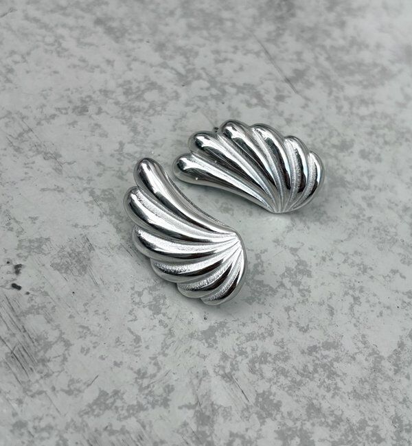  「羽モチーフピアス」|ブローチ・コサージュ|