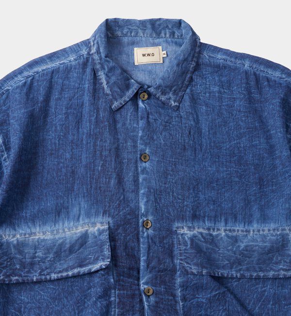  「【2サイズ】ボイルピグメントシャツ / ユニセックス / インド製」|シャツ・ブラウス|