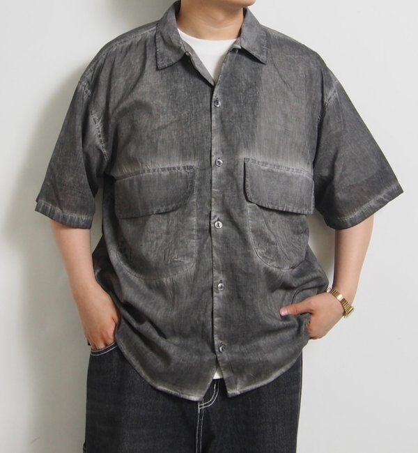  「【2サイズ】ボイルピグメントシャツ / ユニセックス / インド製」|シャツ・ブラウス|