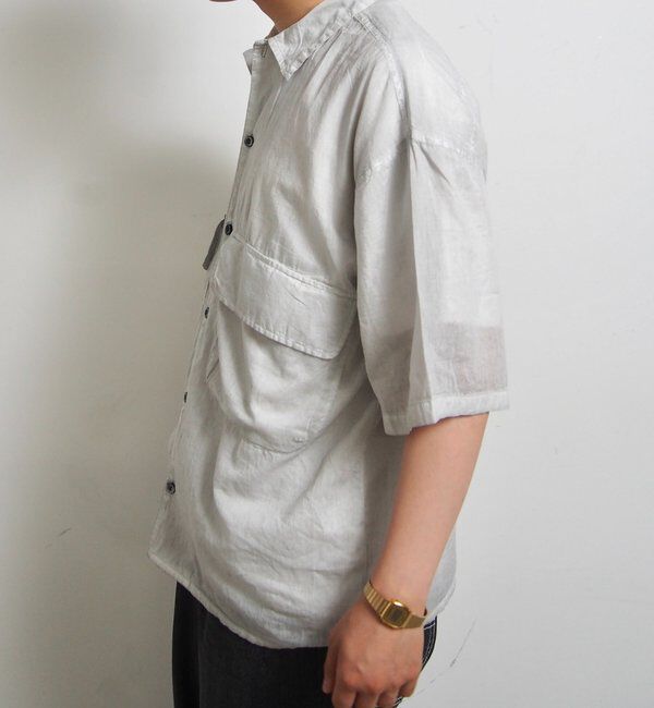  「【2サイズ】ボイルピグメントシャツ / ユニセックス / インド製」|シャツ・ブラウス|