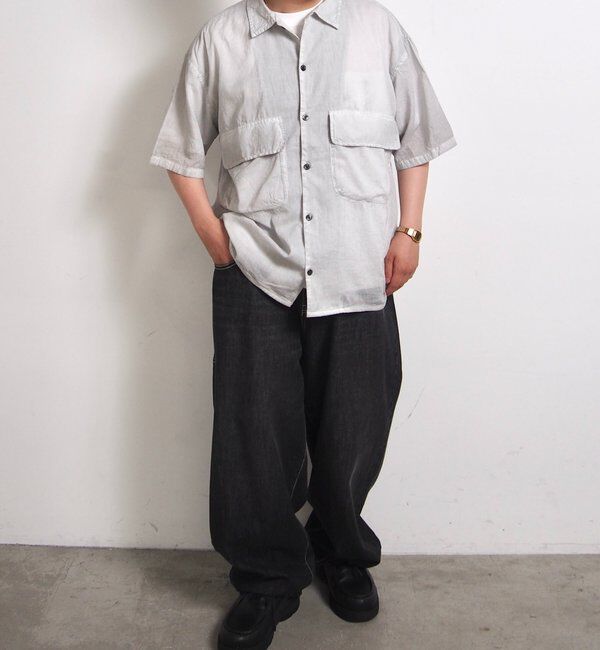  「【2サイズ】ボイルピグメントシャツ / ユニセックス / インド製」|シャツ・ブラウス|