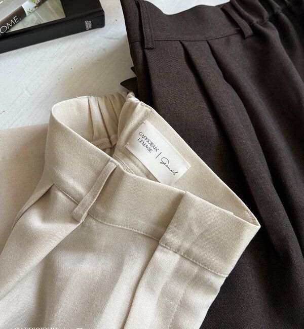  「【累計2万本突破！】【低身長・高身長サイズあり】2タックワイドパンツ」|チノ|