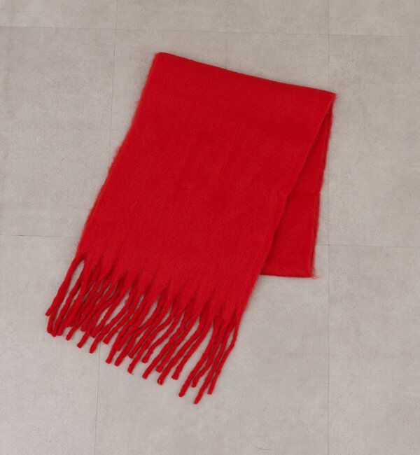  「ロングマフラー」|マフラー|レッド