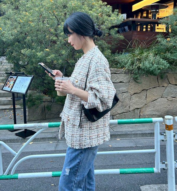  「【インフルエンサー＠akane_nagataコラボ】ツイードジャケット」|その他|