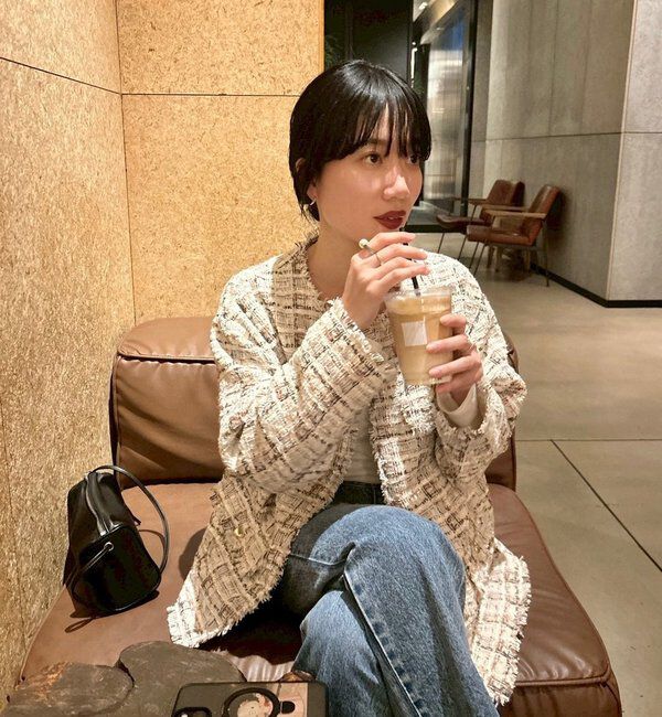  「【インフルエンサー＠akane_nagataコラボ】ツイードジャケット」|その他|