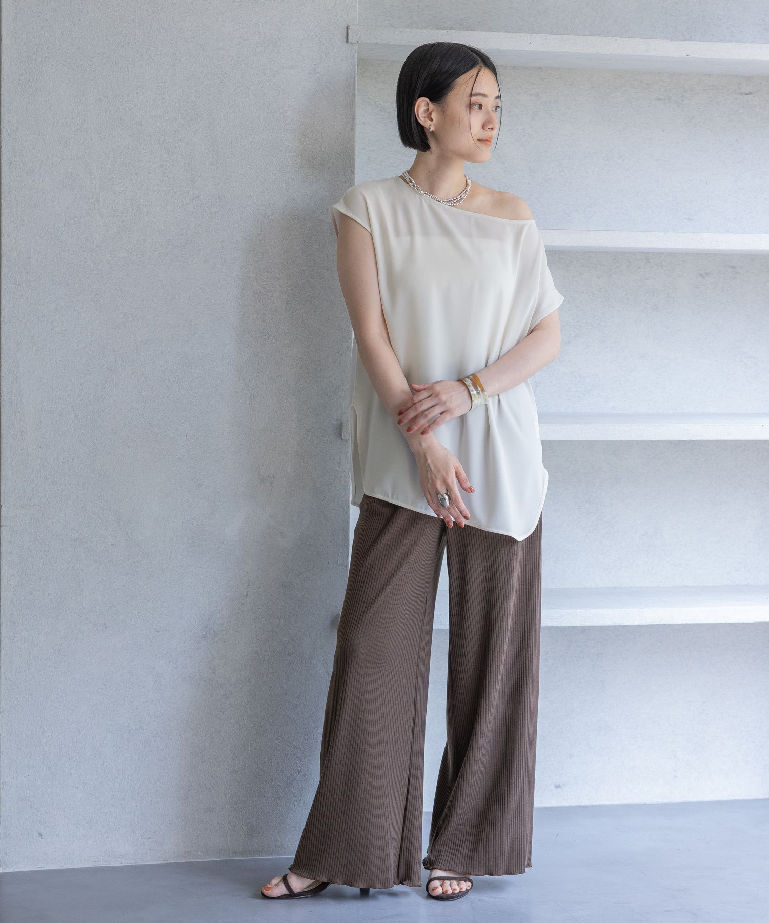 A part by 「ソフトジョーゼットルーズＴ」|Tシャツ・カットソー|