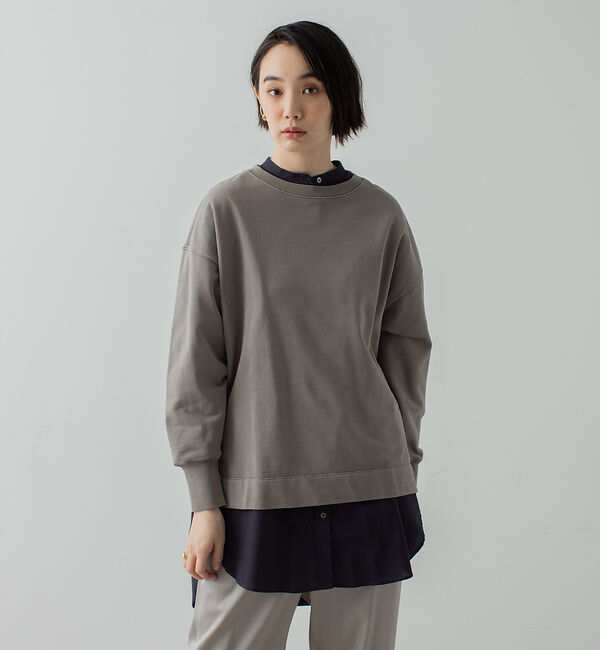collex「ピグメントダイ裏毛ビックプルオーバー」|Tシャツ・カットソー|