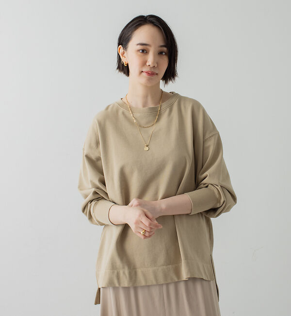 collex「ピグメントダイ裏毛ビックプルオーバー」|Tシャツ・カットソー|