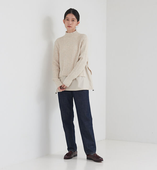 collex「エアリヤーン2WAYプルオーバー」|ニット・セーター|