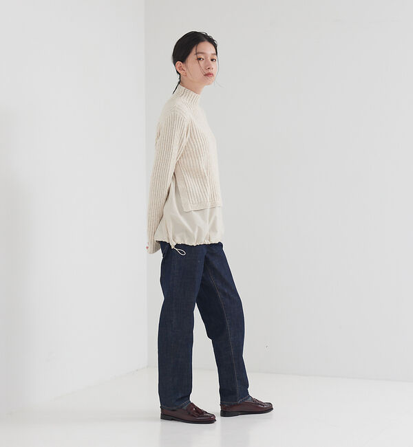 collex「エアリヤーン2WAYプルオーバー」|ニット・セーター|