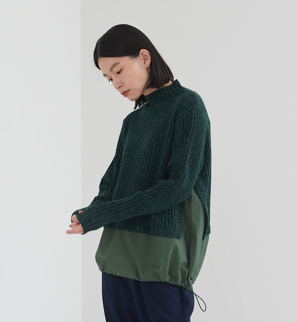 collex「エアリヤーン2WAYプルオーバー」|ニット・セーター|