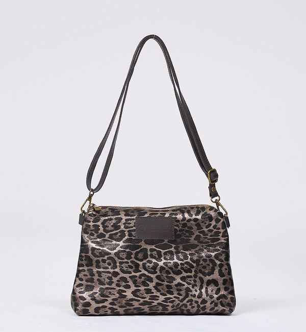 collex「【WEB限定】【AULENTTI/オウレンティ】ポーチ付きトートバッグ　ヒョウ柄」|トートバッグ|