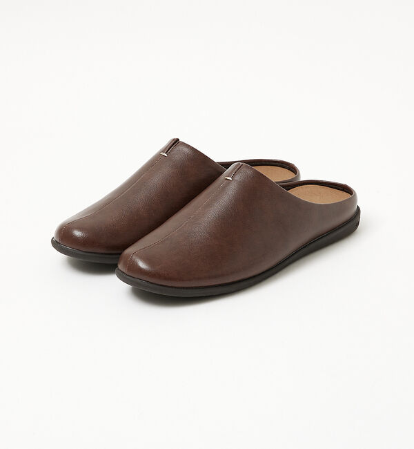 ABAHOUSE「【FRONTIER / フロンティア 】room's PLUS／ルームズプラス」|サンダル|ダークブラウン