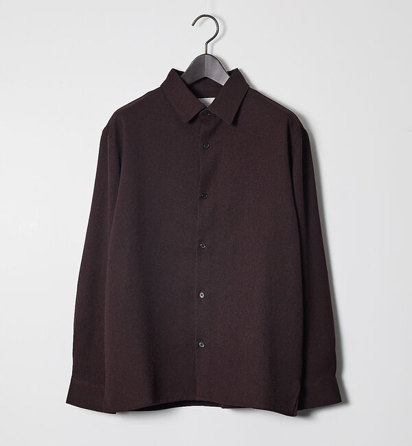 ABAHOUSE「アムンゼン レギュラーカラー 長袖シャツ」|シャツ・ブラウス|ボルドー