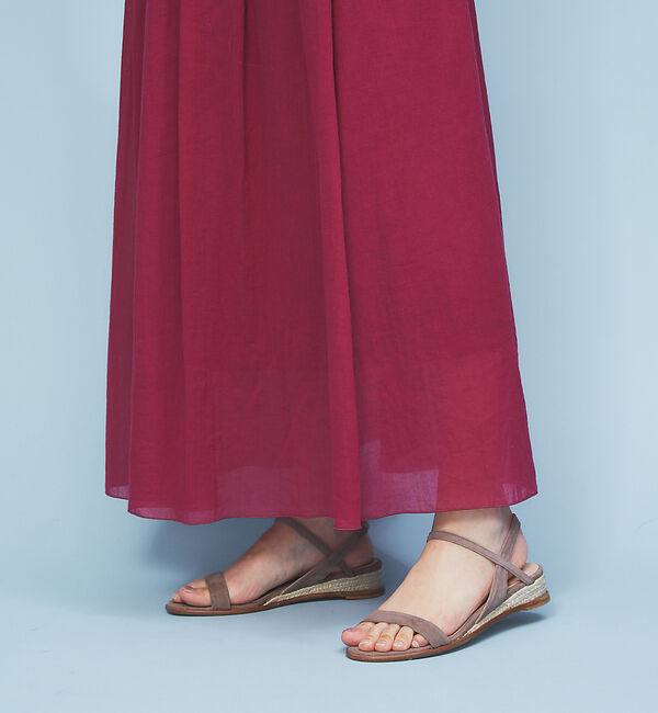 Rouge vif「ギャザーロングスカート」|スカート|