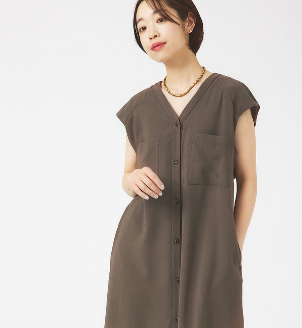 qualite「バルーンスリーブワンピース」|ワンピース|