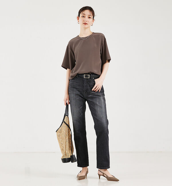 qualite「【e&times;qualite】ストレートストレッチパンツ」|その他|