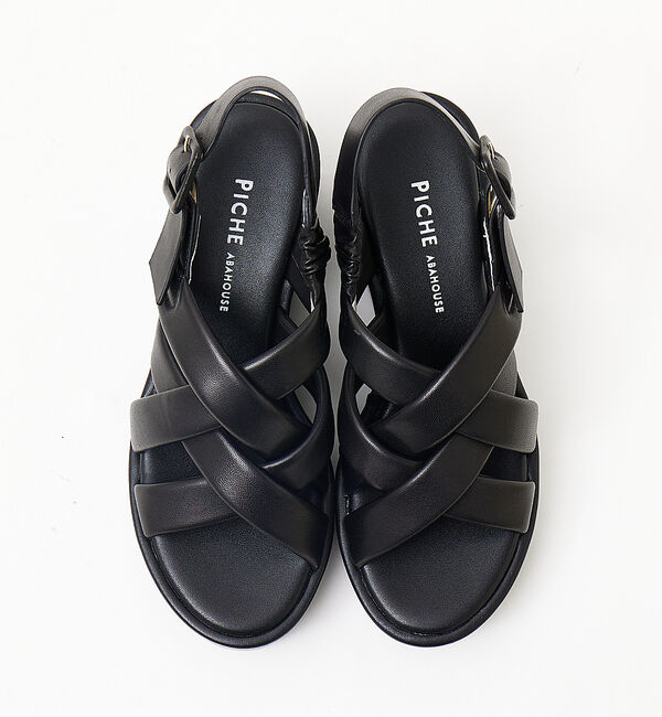 AU BANNISTER「ウェッジソールクロスサンダル」|サンダル|