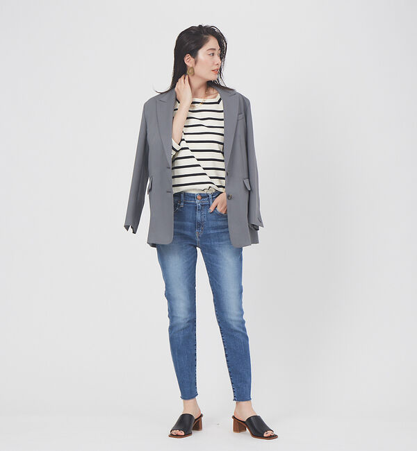 AU BANNISTER「ワイドスクエアミュール」|サンダル|