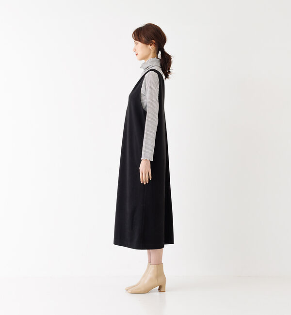 abahouse mavie「【前後着用可】カルゼジャージーワンピース」|ワンピース|