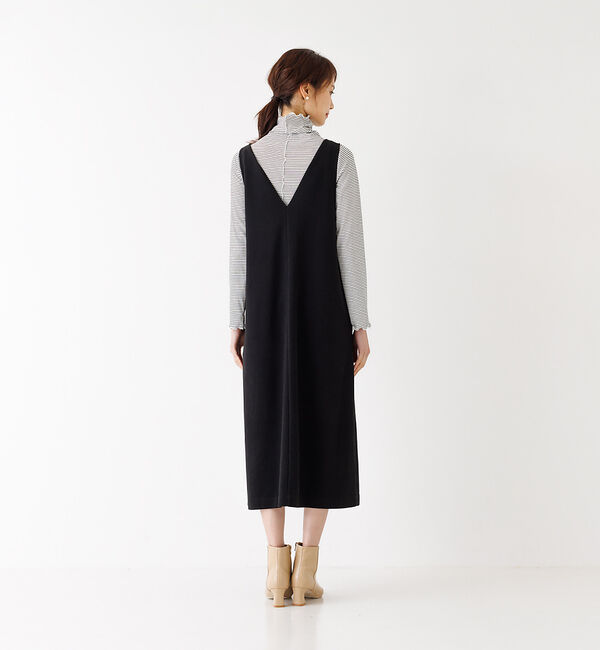 abahouse mavie「【前後着用可】カルゼジャージーワンピース」|ワンピース|