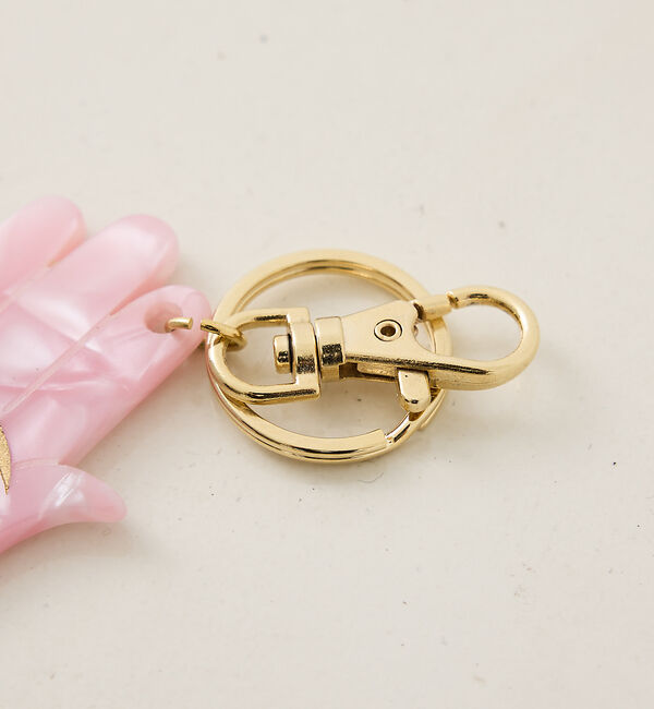 The Store by C' 「【MALUS】アムレットキーチェーン／Pink Khamsa」|チャーム・キーホルダー|