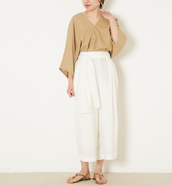 Liesse「リボン付きフレアパンツ」|その他|