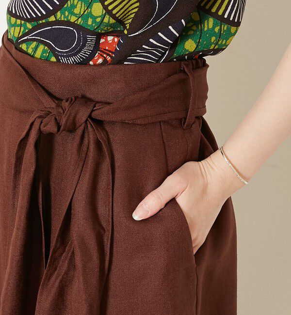 Liesse「リボン付きフレアパンツ」|その他|