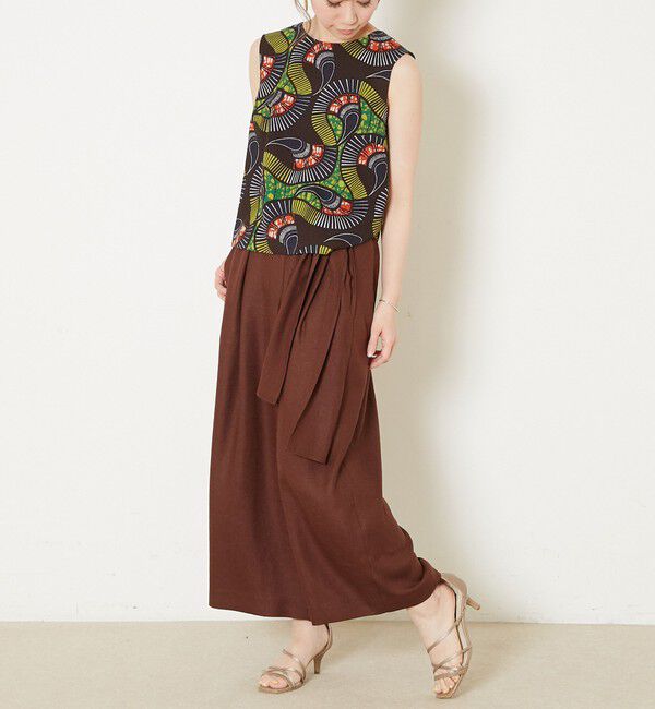 Liesse「リボン付きフレアパンツ」|その他|