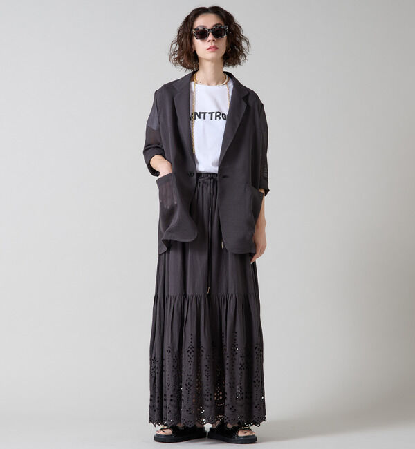 Liesse「メッシュテーラードジャケット」|テーラードジャケット|