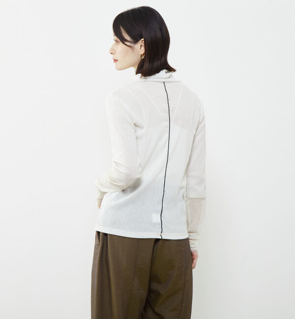 SOFFITTO「袖切替えレイヤードデザインプルオーバー」|Tシャツ・カットソー|