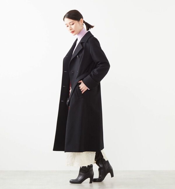 Soffitto「【定番アレンジ】圧縮メルトンスタンドカラーコート」|その他|