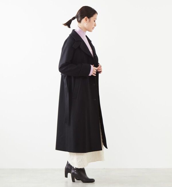 Soffitto「【定番アレンジ】圧縮メルトンスタンドカラーコート」|その他|