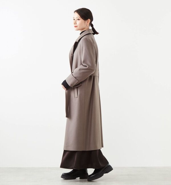 Soffitto「【定番アレンジ】圧縮メルトンスタンドカラーコート」|その他|