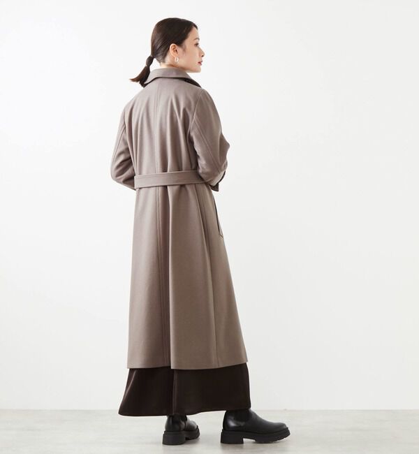 Soffitto「【定番アレンジ】圧縮メルトンスタンドカラーコート」|その他|