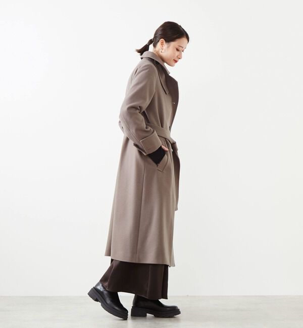 Soffitto「【定番アレンジ】圧縮メルトンスタンドカラーコート」|その他|