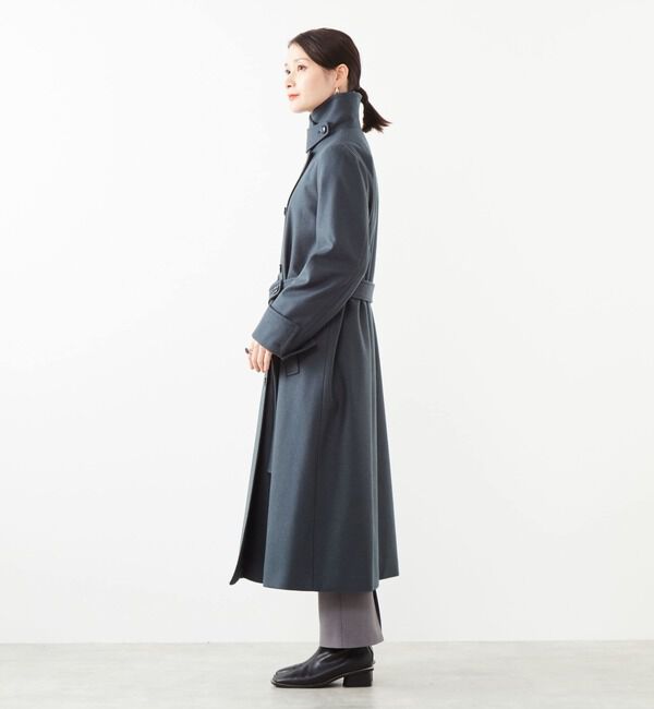 Soffitto「【定番アレンジ】圧縮メルトンスタンドカラーコート」|その他|